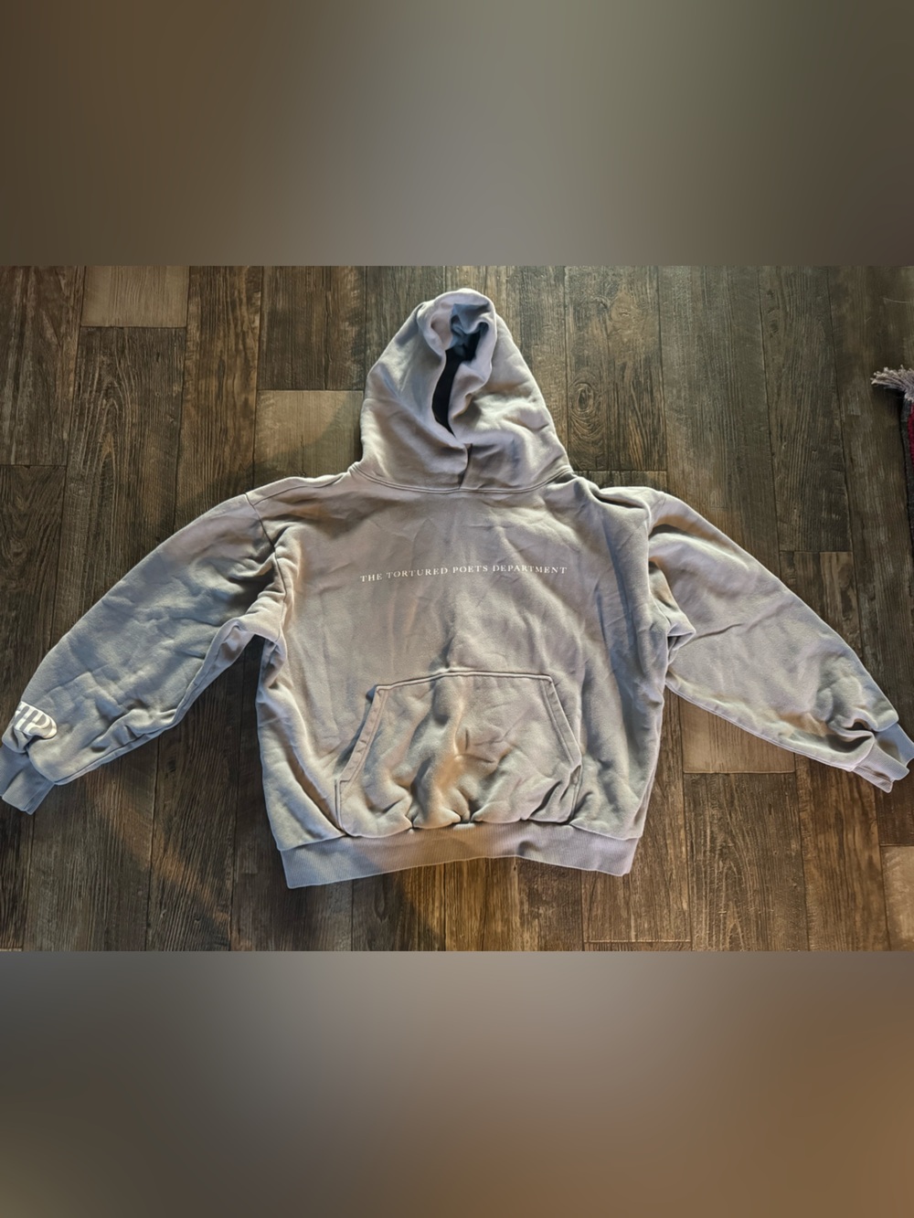 Tortured poets department grey Hoodie